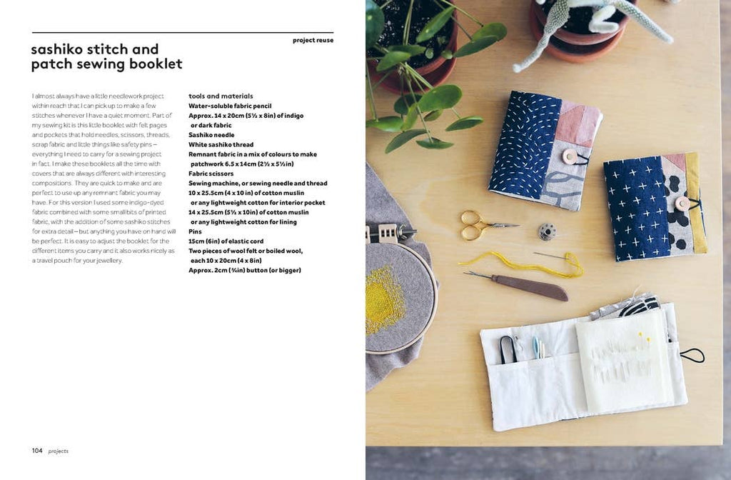 sample pages of visible mending book