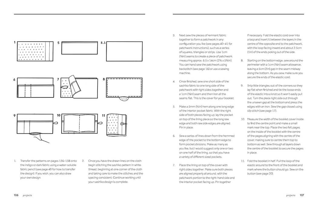 sample pages of visible mending books